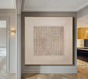 Minimalist Brown & Beige Art #MB002