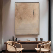 Beige & Brown Abstract Wall Art #BB175