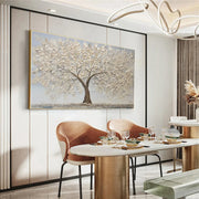 Flower & Tree Abstract Textured Wall Art #ML149