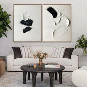 Minimalist Textured Painting Canvas Set of 2 #MM143