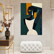 Abstract Portrait Colorful Painting #AP030