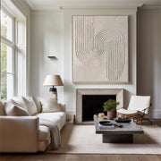 Beige & Brown Abstract #BB101