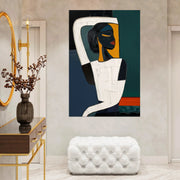 Abstract Portrait Colorful Painting #AP028