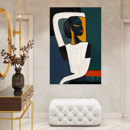 Abstract Portrait Colorful Painting #AP028