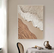 Beige & Brown Abstract #BB141
