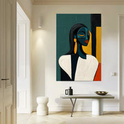 Abstract Portrait Colorful Painting #AP029