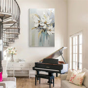 Flower & Tree Abstract Textured Wall Art #ML121