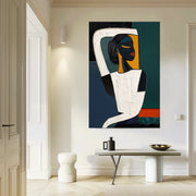 Abstract Portrait Colorful Painting #AP028