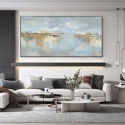 Blue & Green Abstract Wall Art #BG136