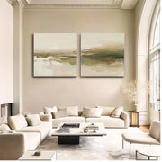 Abstract Textured Square Set of 2 Wall Art #AB 535