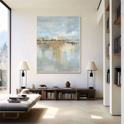 Blue & Green Abstract Wall Art #BG132