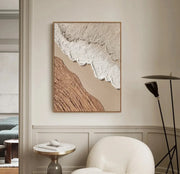 Beige & Brown Abstract #BB141