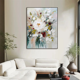 Flower And Tree Abstract Texture  Canvas Art #FT 222