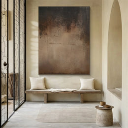 Beige and Brown Abstract Tranquility #WS518