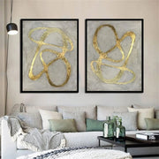 Abstract Painting Set of 2 #AB 237