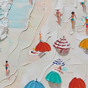 Seascape and Snowy Peak Painting #SP021