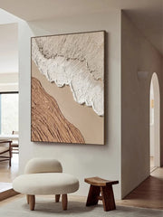 Beige & Brown Abstract #BB141