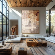 Serene Earth | Oversized 3D Textured Wabi-Sabi Abstract Hand-Painted Oil Painting