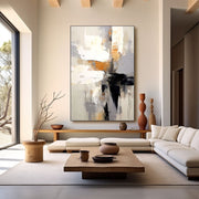 Abstract Plaster Painting 