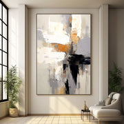 Abstract Plaster Painting 
