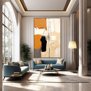 Abstract Plaster Painting 