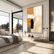 Abstract Plaster Painting 