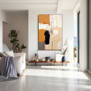 Abstract Plaster Painting 