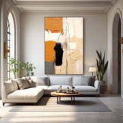 Abstract Plaster Painting 