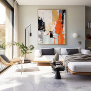 Abstract Plaster Painting 