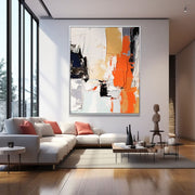 Abstract Plaster Painting 