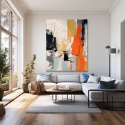 Abstract Plaster Painting 