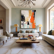 Abstract Plaster Painting 