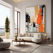 Abstract Plaster Painting 