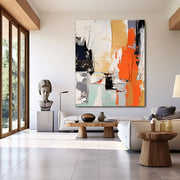Abstract Plaster Painting 