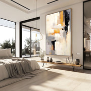 Abstract Plaster Painting 