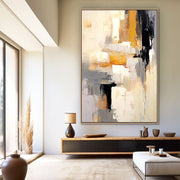 Abstract Plaster Painting 