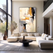 Abstract Plaster Painting 