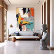 Abstract Plaster Painting 