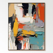 Abstract Plaster Painting 
