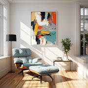 Abstract Plaster Painting 