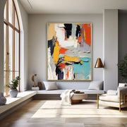 Abstract Plaster Painting 