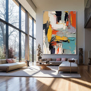 Abstract Plaster Painting 