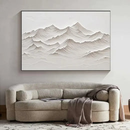 Plaster Art Minimalist Textured Painting #MM309
