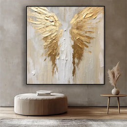 Abstract Angel Wing Textured Painting #AP050
