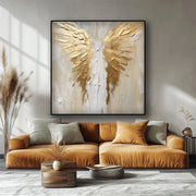 Abstract Angel Wing Textured Painting #AP050