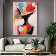 Abstract Portrait Colorful Painting #AP055