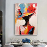 Abstract Portrait Colorful Painting #AP055