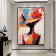 Abstract Portrait Colorful Painting #AP055