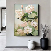 Flower And Tree Abstract  Canvas Art #FT 217