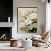 Flower And Tree Abstract Canvas Art #FT 219